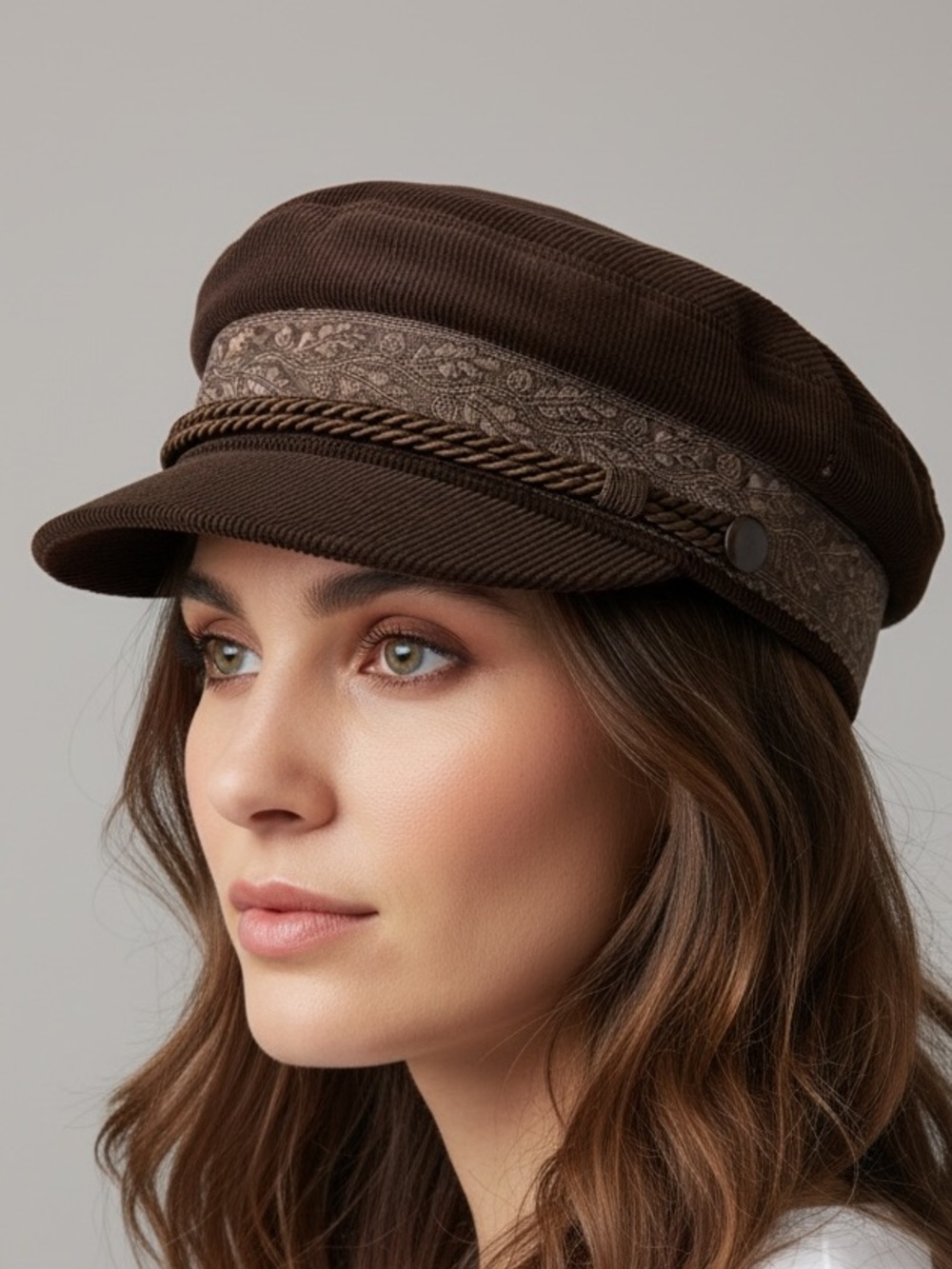 PRINZ HEINRICH men’s cap preowned good condition corduroy
